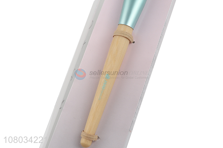 China factory durable makeup blush brush with bamboo handle