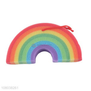 Fashion Rainbow Shape Cleaning Sponge For Kitchen