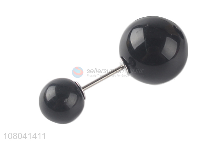 Latest products black beads fashion ladies brooch for sale