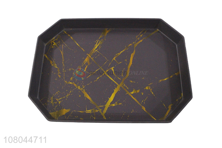 Factory Supplies Marbling Melamine Tray Serving Tray