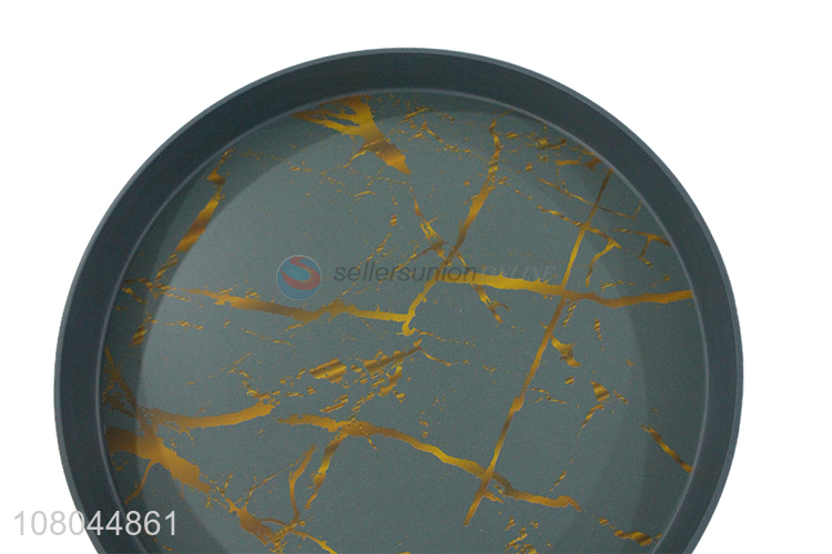 Hot Sale Melamine Marbling Serving Tray With Feet