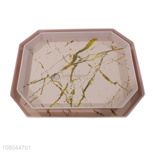 Best Quality Marbling Melamine Tray Coffee Tray