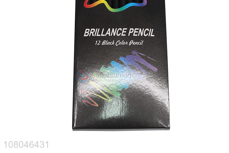 Hot items 12 colors wooden colored pencils student school supplies