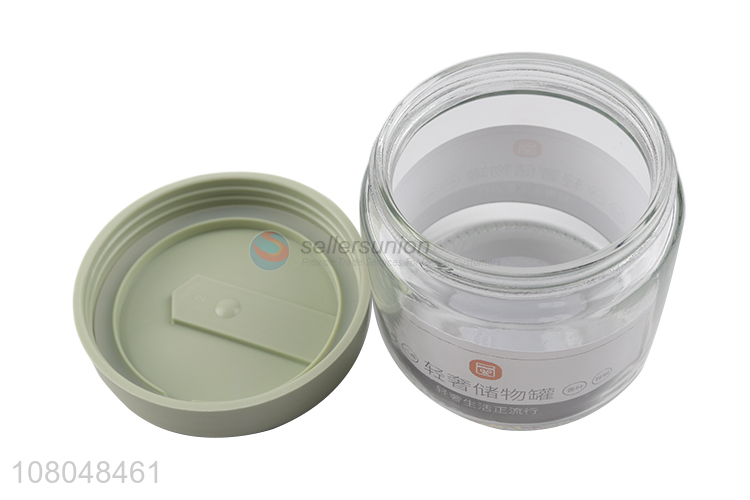 High quality luxury glass storage jar airtight storage bottle for chili