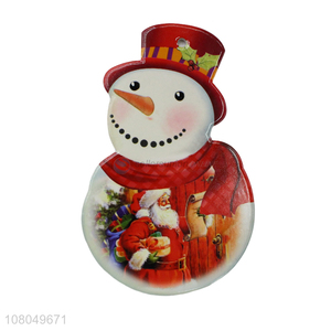 Fashion Snowman Shape Ceramic Placemat Decorative Table Mat