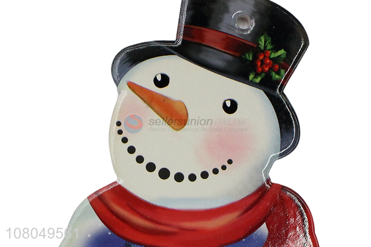 New Style Snowman Shape Place Mat Ceramic Heat Pad