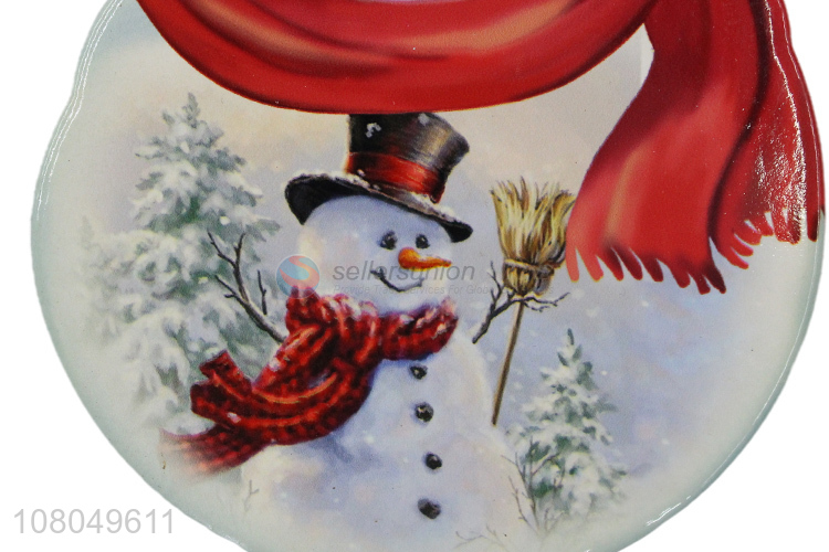 New Design Snowman Shape Pot Pad Ceramic Placemat