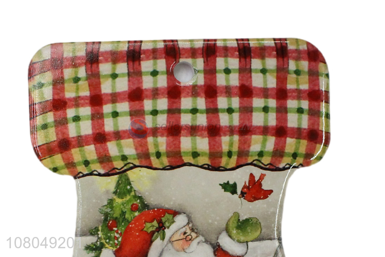 Christmas Stocking Shape Pot Pad Ceramic Placemat