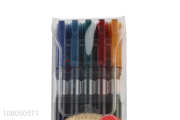 Good Quality 5 Pieces Self-Control Ink Rollerball Pen Set