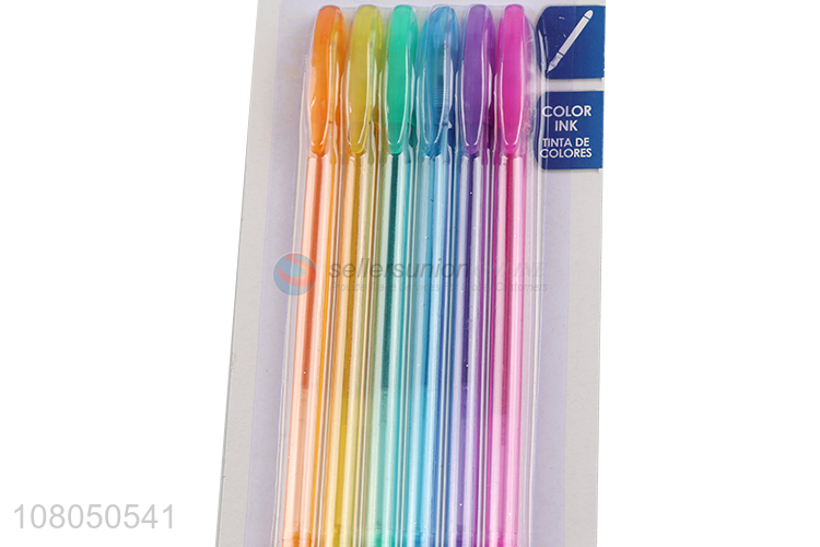 Hot Selling 6 Color Gel Pens Fashion Stationery