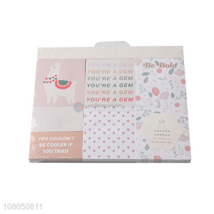Online wholesale cartoon memo pad office sticky notes