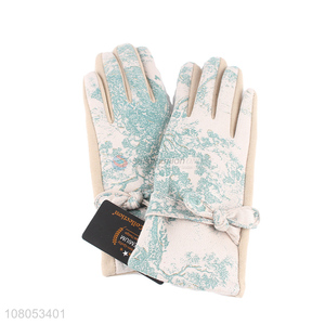 Online wholesale fashion ladies gloves outdoor warm gloves