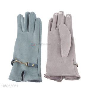 China market multicolor ladies winter outdoor cold gloves