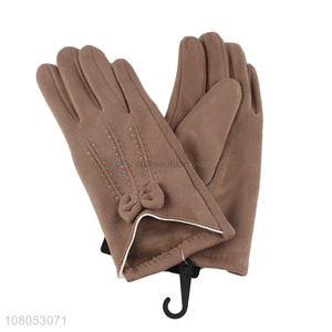 New arrival multicolor ladies winter creative touch screen gloves