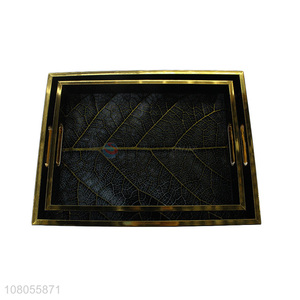 Hot items rectangular decorative food serving tray