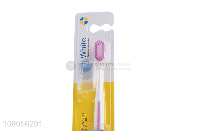 Online wholesale portable plastic toothbrush with sheath