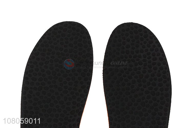 High quality orange cotton insole summer breathable insole