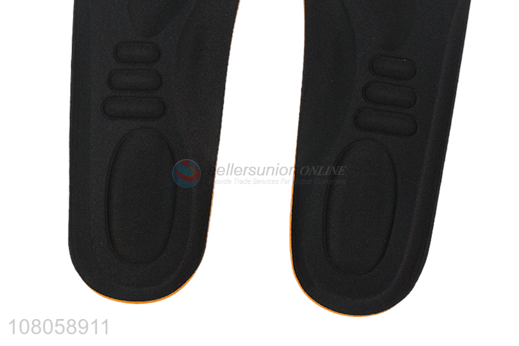 Yiwu market black cotton massage insole portable sweat insole