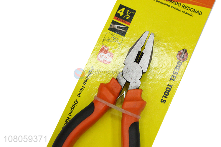 Good quality hand tools 4.5inch steel combination plier mini pliers