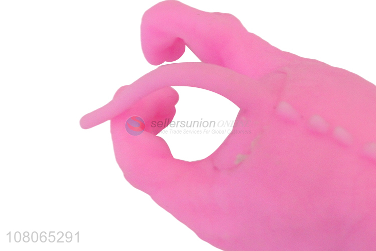 Yiwu wholesale pink animal toy creative children vent toy