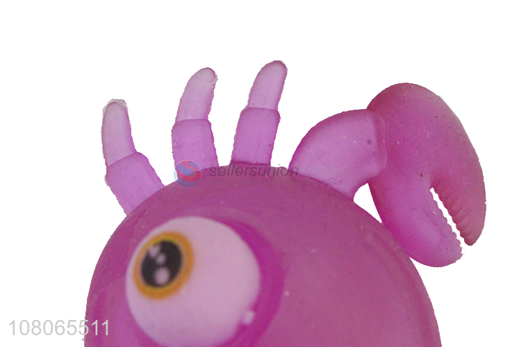 Yiwu wholesale pink crab toy creative children vent toy