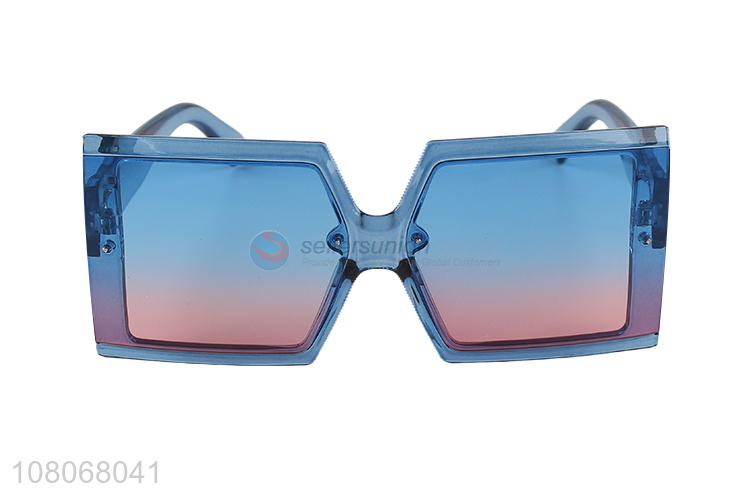 Low price colorful oversize square sunglasses personalized sunglasses