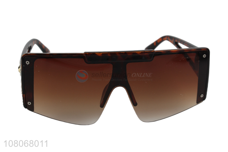 Best selling flat top oversize sunglasses big plastic sunglasses