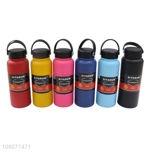 China supplier multicolor stainless steel portable vacuum flask