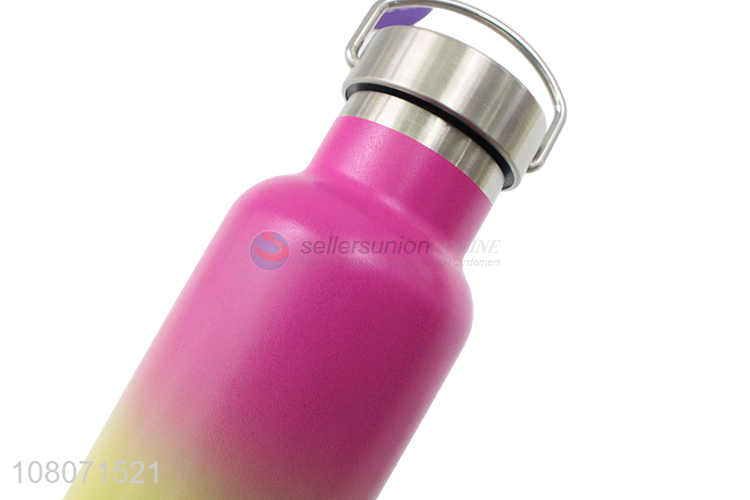 Hot selling creative portable stainless steel vacuum bottle