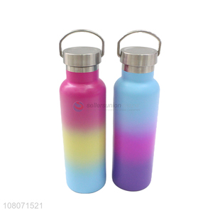 Hot selling creative portable stainless steel vacuum bottle