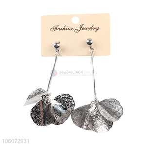 Wholesale from china delicate silver ear pendant earrings