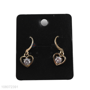 Best price heart shape hook ear stud earrings for jewelry