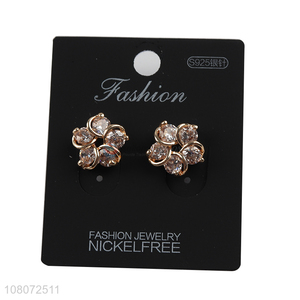 Hot items delicate flower shape women earrings jewelry