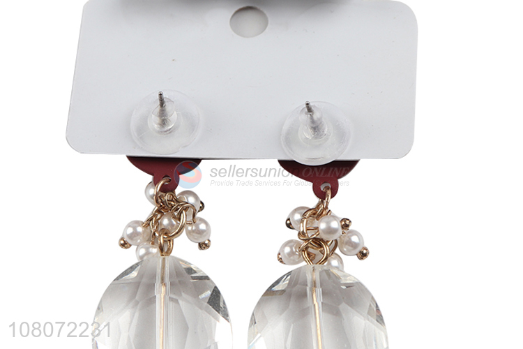 Latest design fashion ear pendants women jewelry earrings