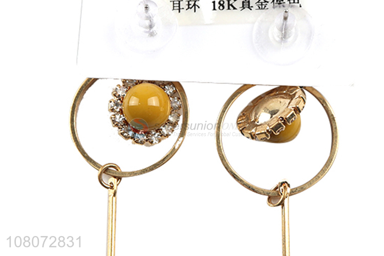 Latest products cute fashion women jewelry earrings ear stud