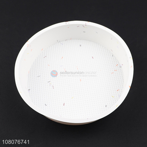 Hot sale large round food grade non-stick DIY silicone cake mold pan