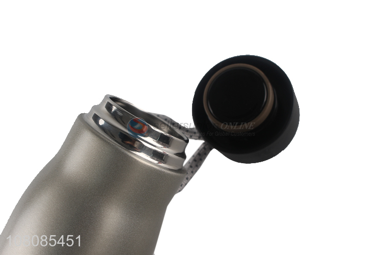 China supplier stainless steel vacuum insulated cup water bottle with handle