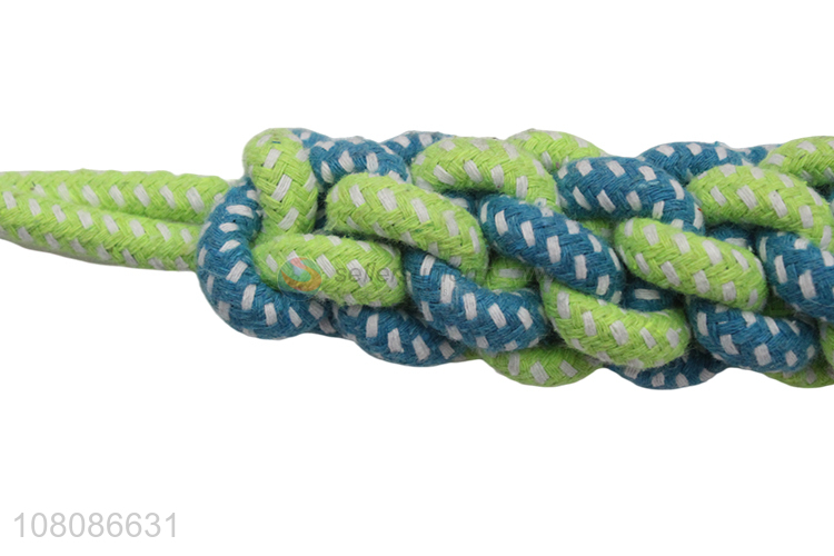 Top quality pets dogs chew training toys with cotton rope