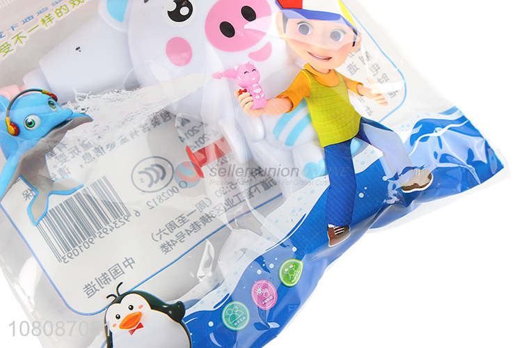 Hot Selling Cute Pig Mini Plastic Pump Water Gun For Children