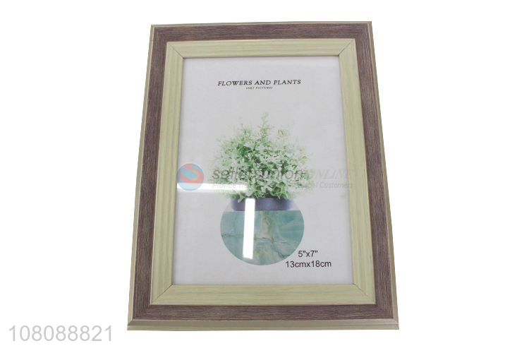 Hot Sale Plastic Photo Frame Home Decorative Picture Frame