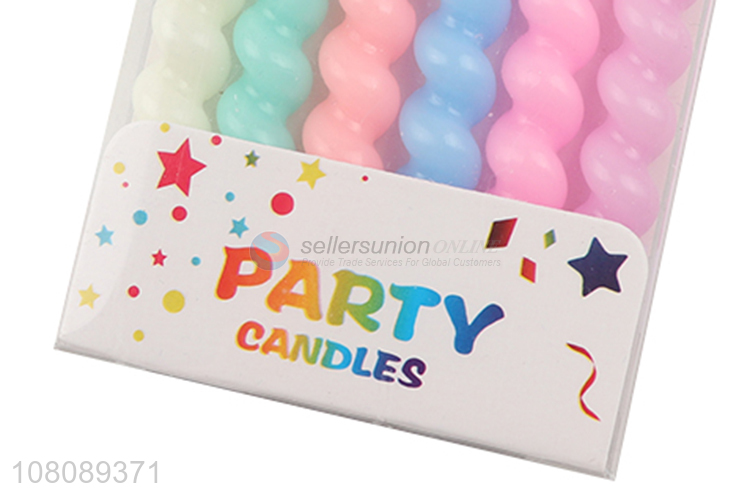 Online wholesale multicolor creative birthday cake candles set