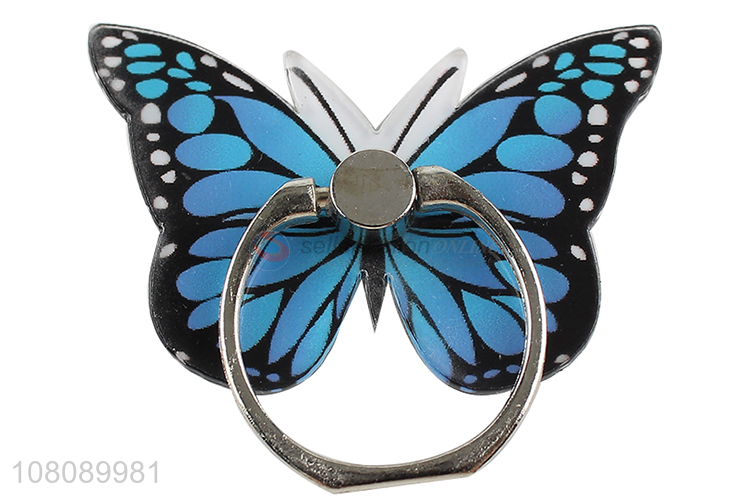 Yiwu direct sale butterfly phone ring holder phone bracket