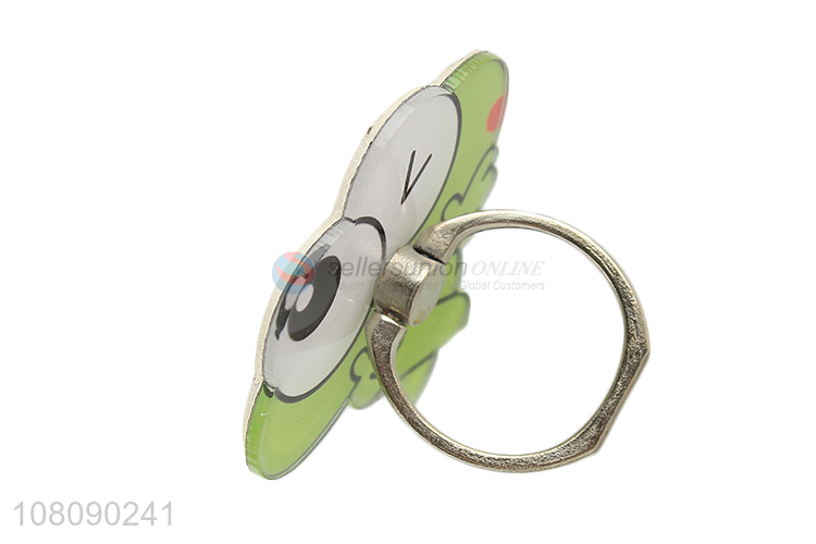 Wholesale cartoon frog finger ring acrylic phone holder