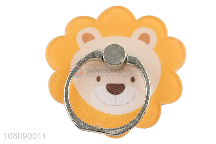 Yiwu factory lion phone bracket cellphone ring holder grip