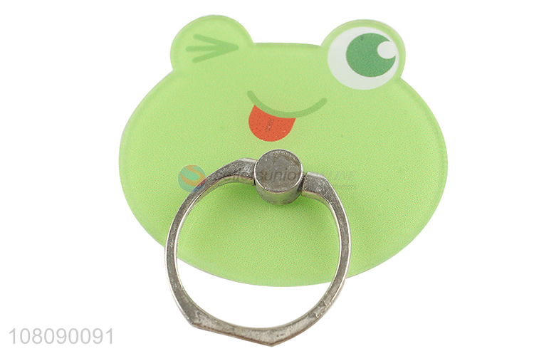 New arrival cartoon frog phone holder portable acrylic ring holder