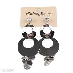 Wholesale Women Dangle Earring Metal Pendant Ear Ring
