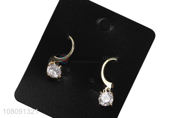 Best Selling Hoop Earring With Imitation Diamond For Sale