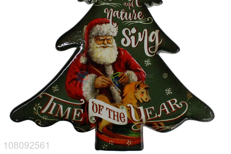Good quality ceramic Christmas cup coaster pot holder with cork backing