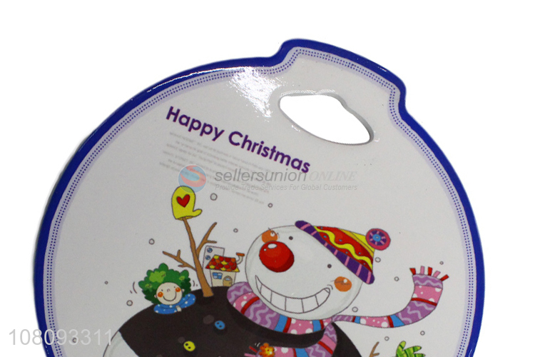 High quality Christmas ceramic drinks beer wine coaster with cork back