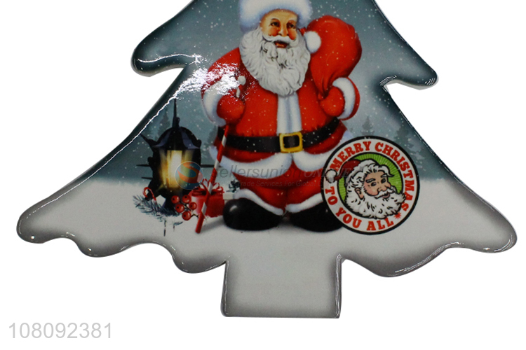 New product Christmas ceramic coffee coaster cup mat with cork back
